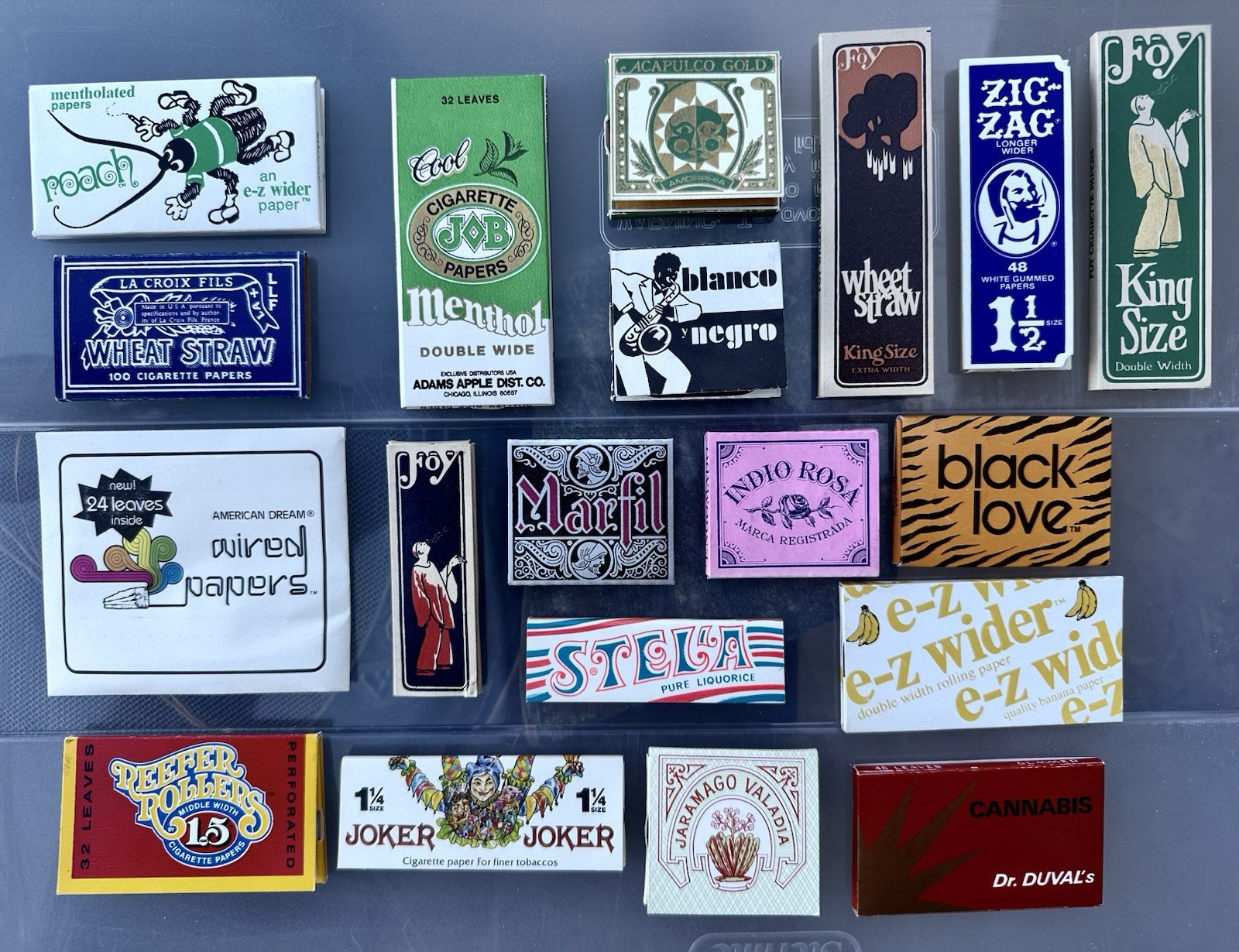 CHOICE OF – ONE ONLY – CIGARETTE ROLLING PAPER PACK VINTAGE 1970s UNUSED/MINT