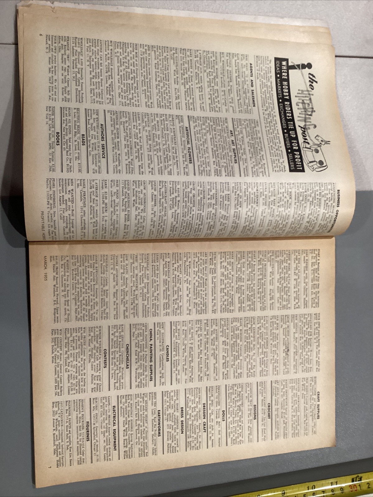1955 Profitable Hobbies Mailer Magazine Meet Man With 800 Banks