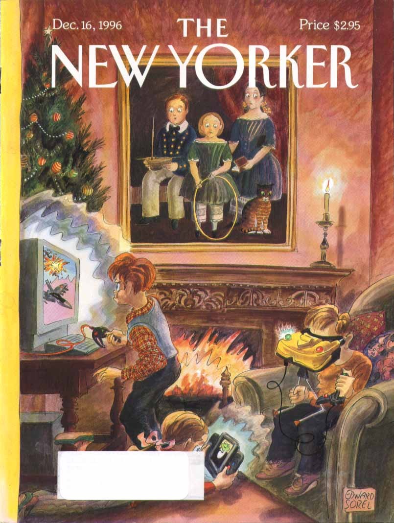 New Yorker cover Sorel electronic Xmas gifts 12/16 1996
