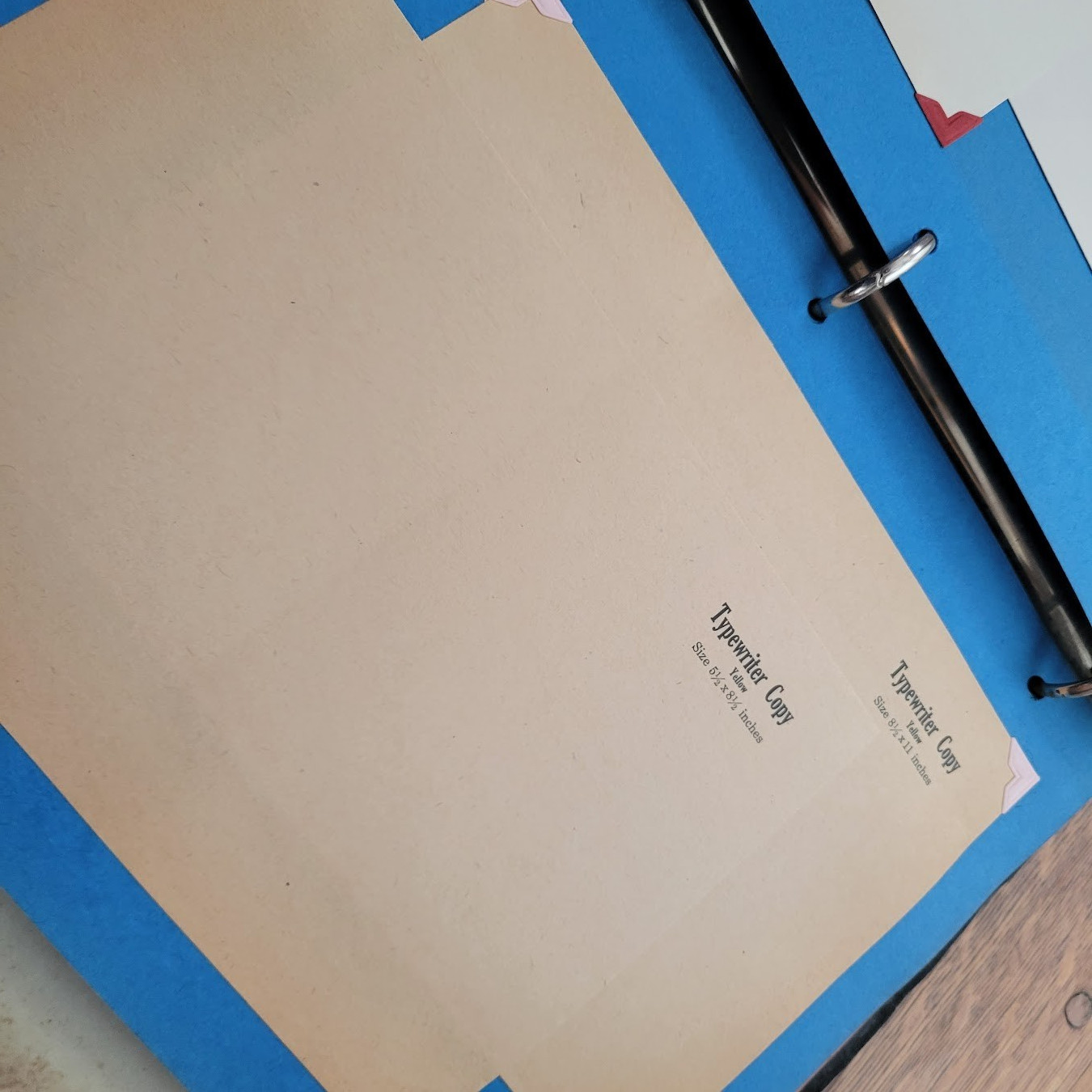 1940’s Print Shop sales catalog & paper samples – Letterheads/Business Cards