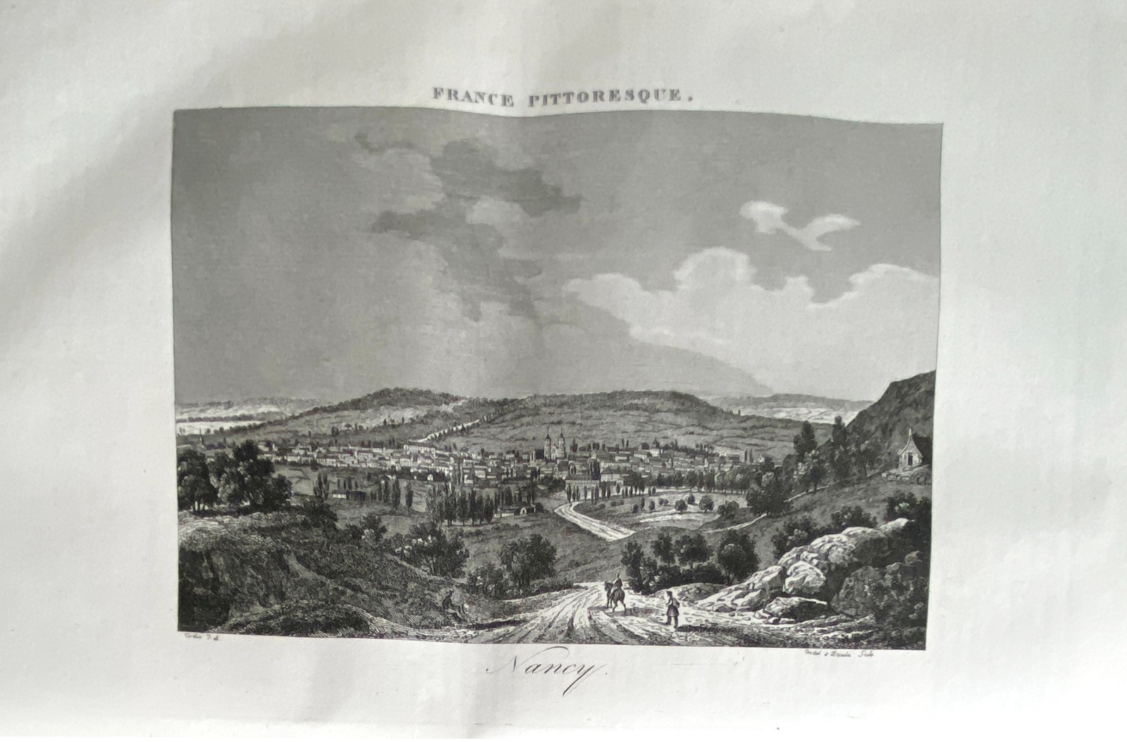 Picturesque France Engraving 1835 View Of Nancy City France History Politics