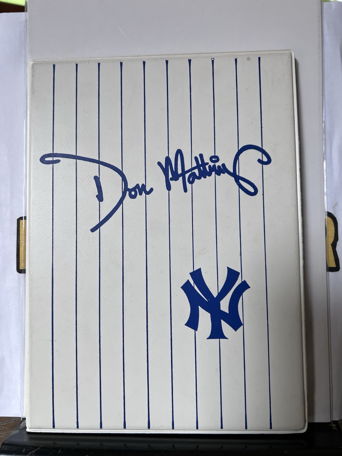 The Don Mattingly Story card album & Talking Baseball Card Set 1988
