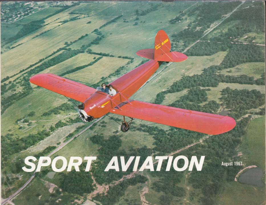 SPORT AVIATION 8 1967 Spartan C-2-60 Champion J-1 Jupiter Charles Brown Special