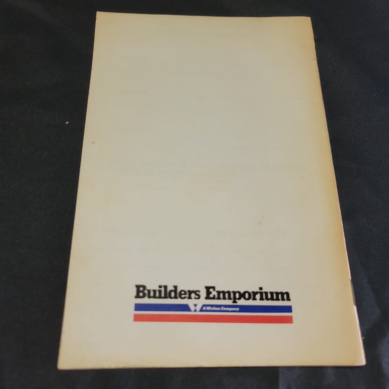 Vintage c1980s Builders Emporium Earthquake Survival Guide 14 Pages VTG