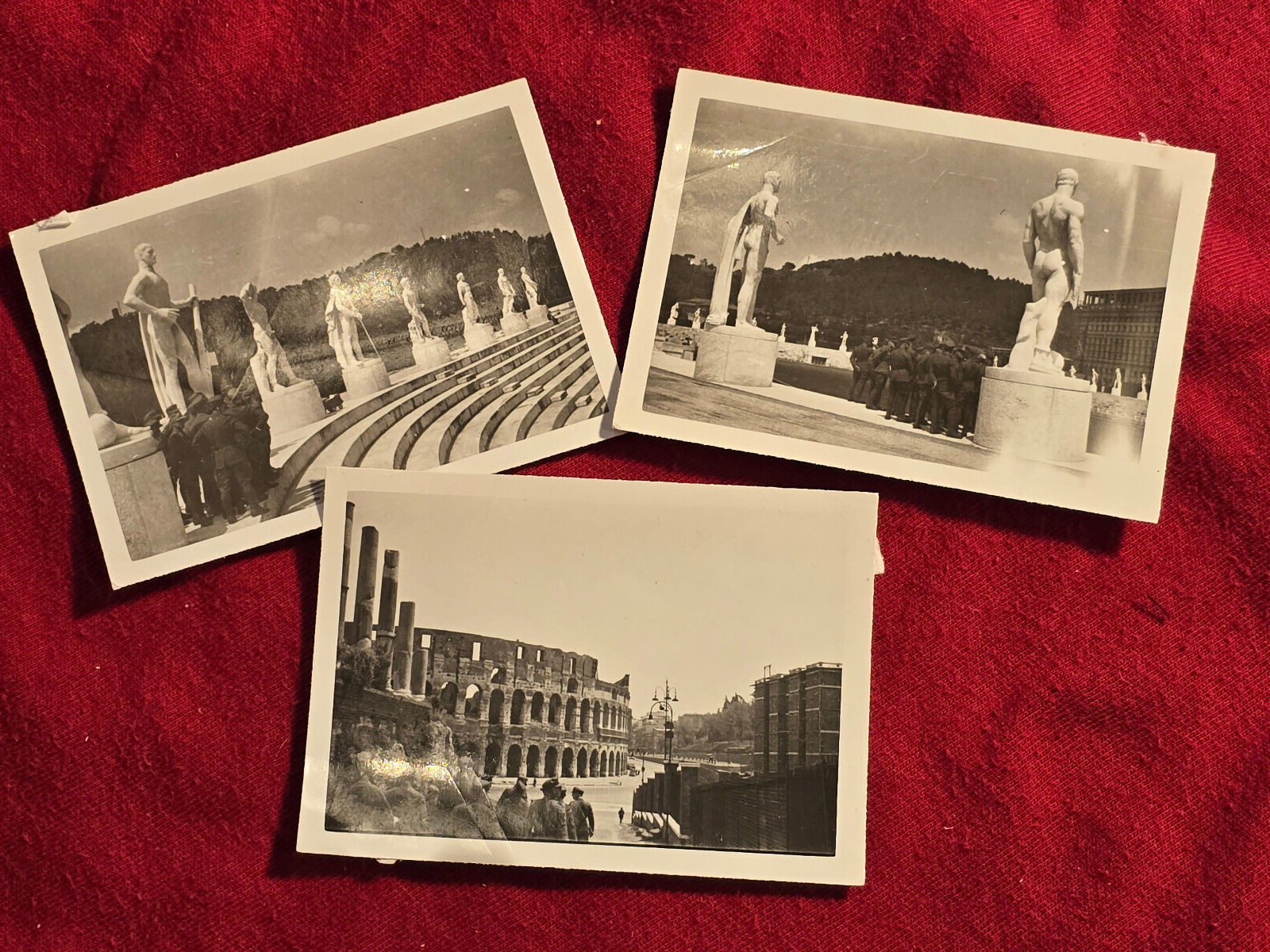 WEHRMACHT ROME ITALY COLOSSEUM RUINS WW2 WWII German Military wartime Photos