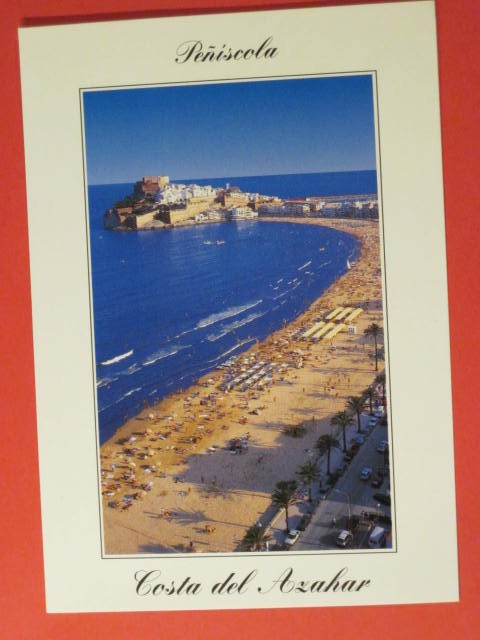 Penicola / Costa del Azahar Postcard – Printed in Barcelona, Spain