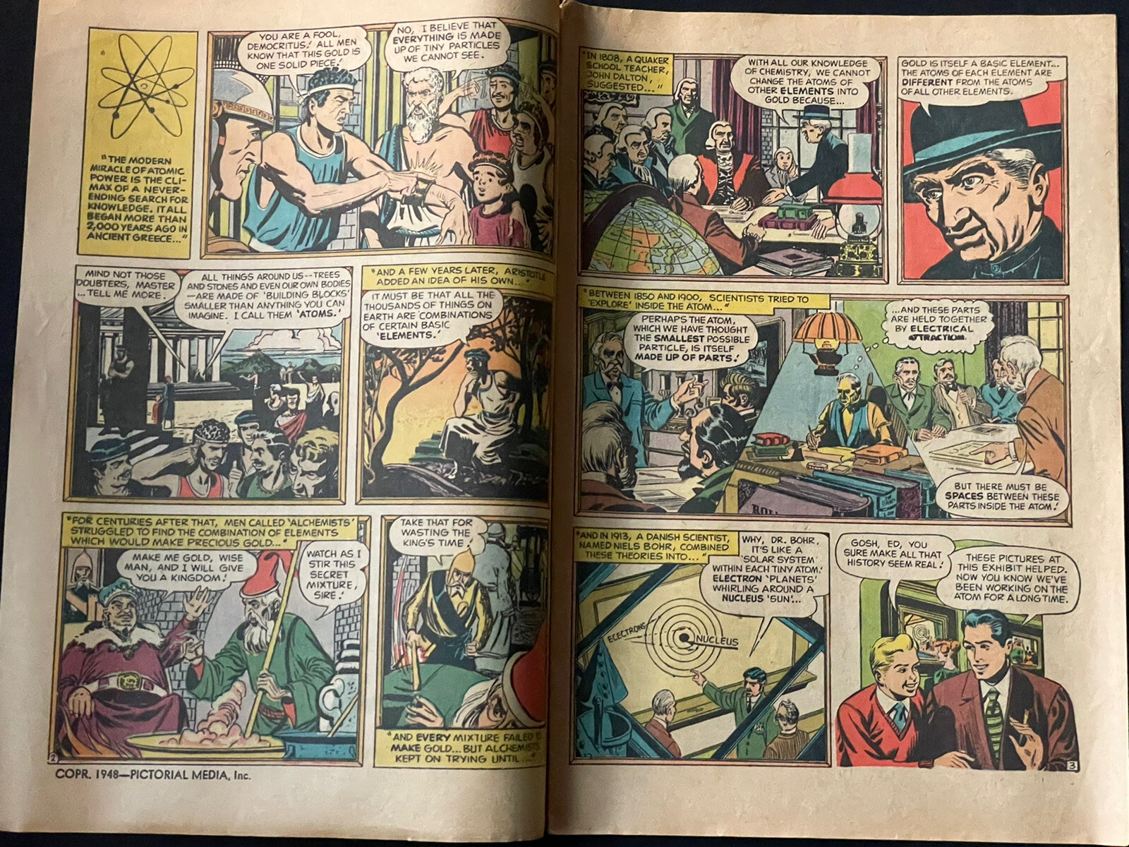 Vintage COMIC BOOKS General Electric SCIENCE American RAILROADS Atom Electronics