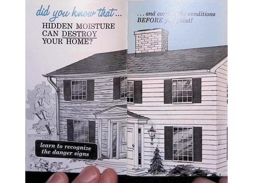 Sears Paint Peeling? Hidden Moisture Home Guide 1950s #28 Walls Plaster