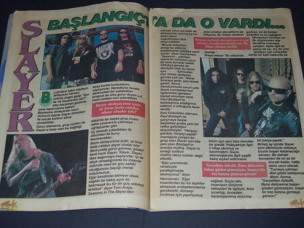 JASON NEWSTED-NIRVANA Cvr KURT COBAIN-METALLICA-SLAYER-MEGADETH-PEARL JAM 34078