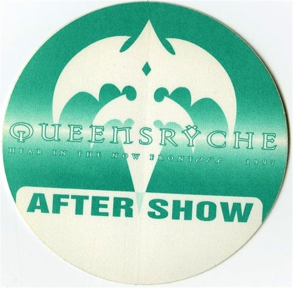 Queensryche 1997 Hear in the Now Frontier concert tour After Show Backstage Pass