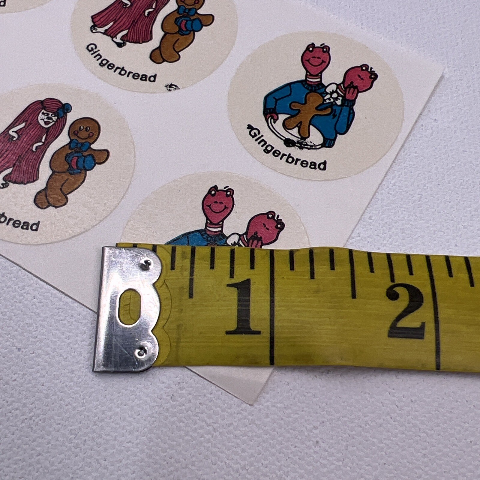RARE Vintage Matte Scratch & Sniff Stickers 70’s Gingerbread