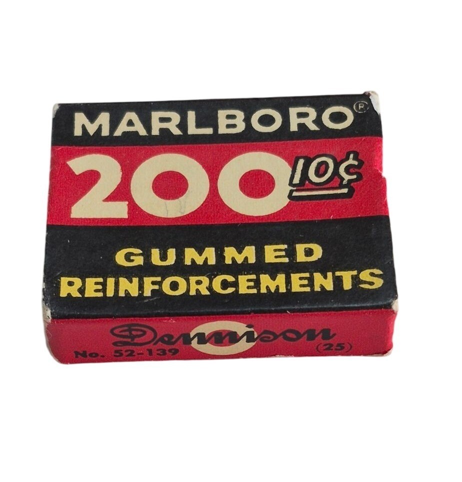 Vintage Marlboro Dennison 200 Gummed Reinforcements No. 52-139