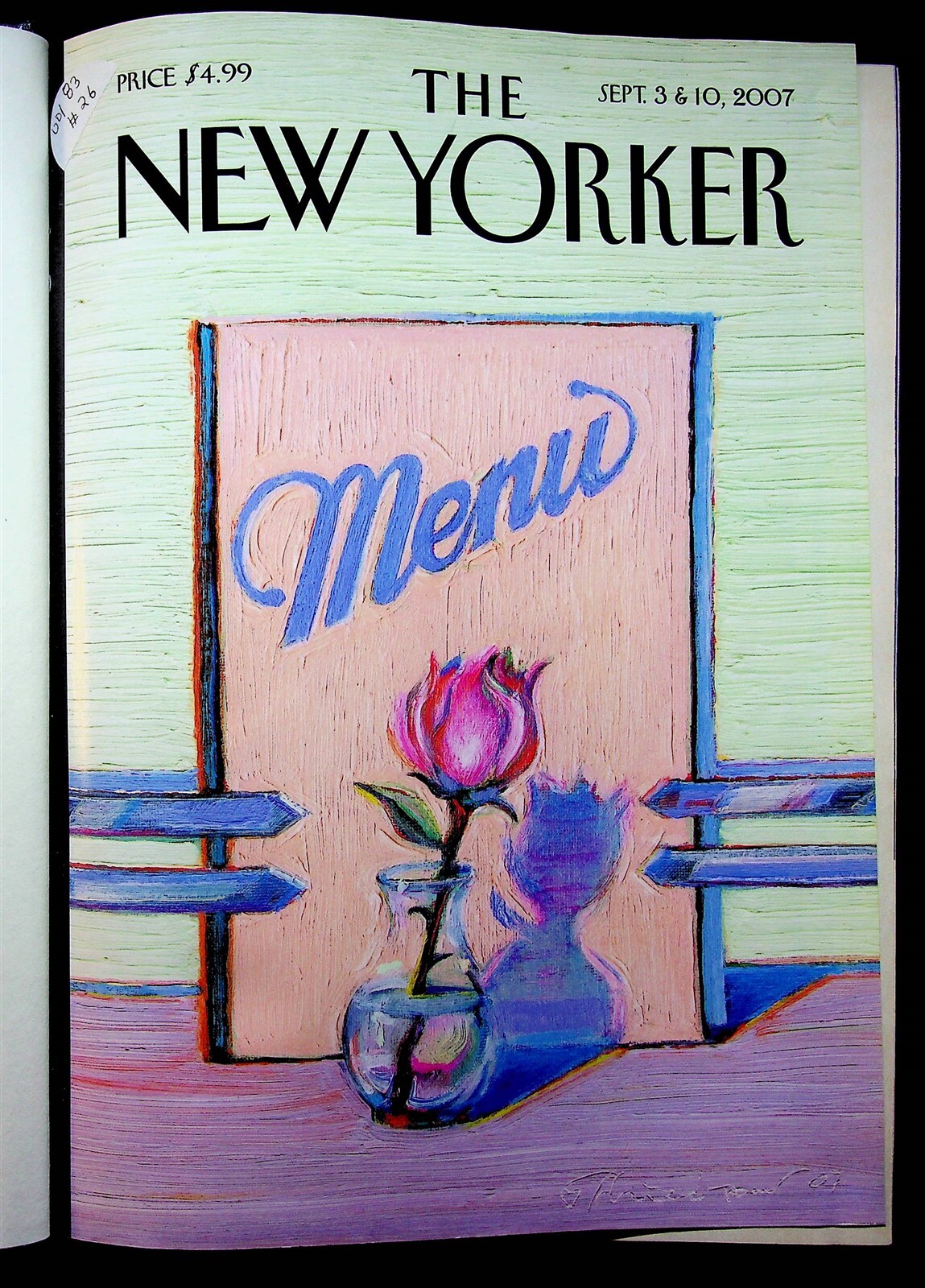 New Yorker Magazine Bound September To October 2007 Great Ads 8 Issues McCall