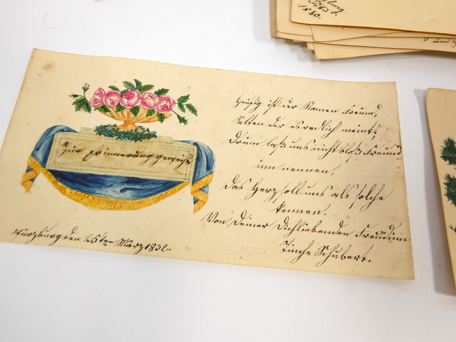 Empire Biedermeier Poetry Album 1830s