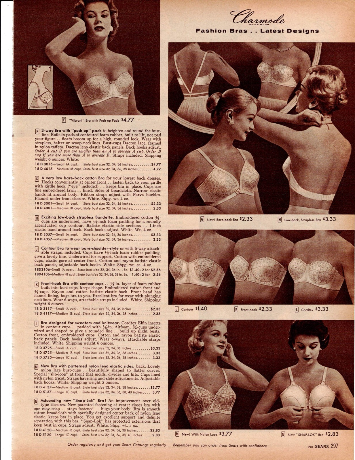 VINTAGE 60’S LADIES GIRDLES BRAS PHOTO CLIPPING CATALOG ADS PRINTS
