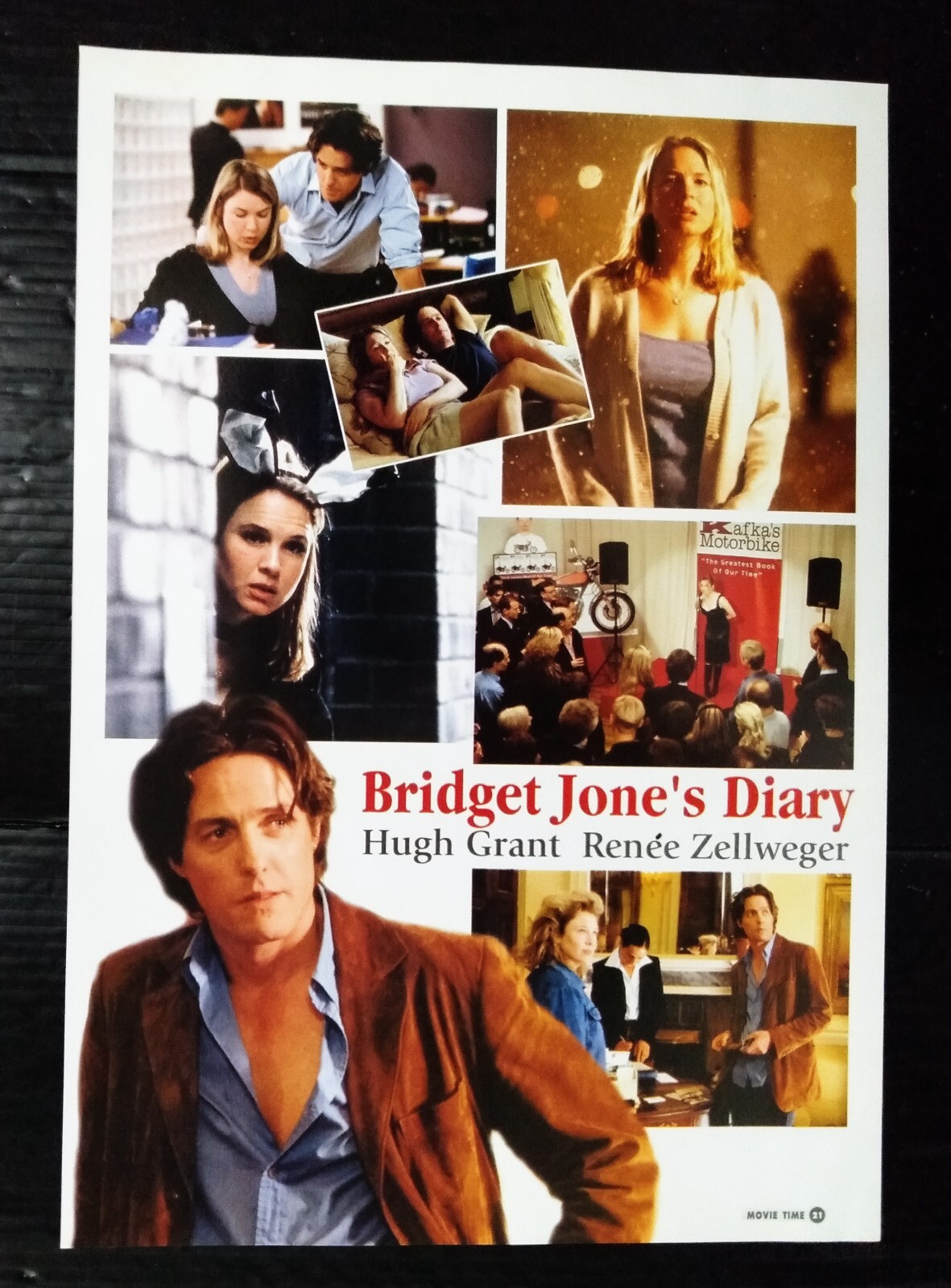 Renee Zellweger Hugh Grant MOVIE STAR VINTAGE THAILAND ONLY 1 COLOR PAGE RARE!!!