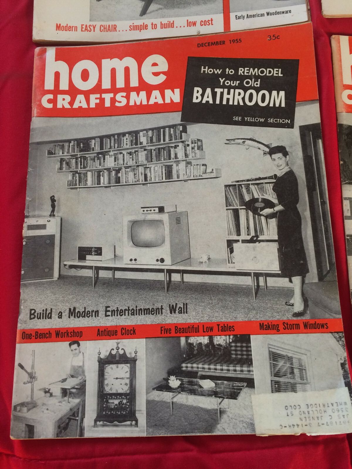 Vtg HOME CRAFTSMAN Magazines 1953-1956 Lot of 6