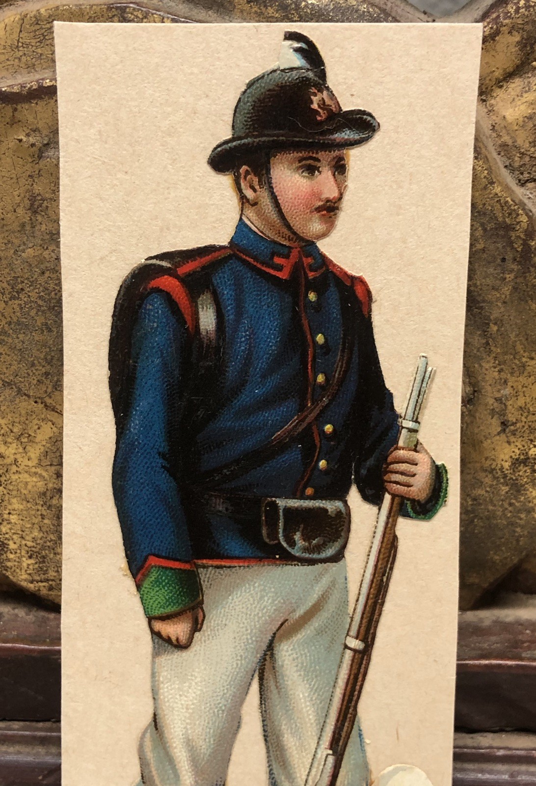 Sharp Shooter Die Cut Scrap by Raphael Tuck & Sons Military Italy #270 – L5
