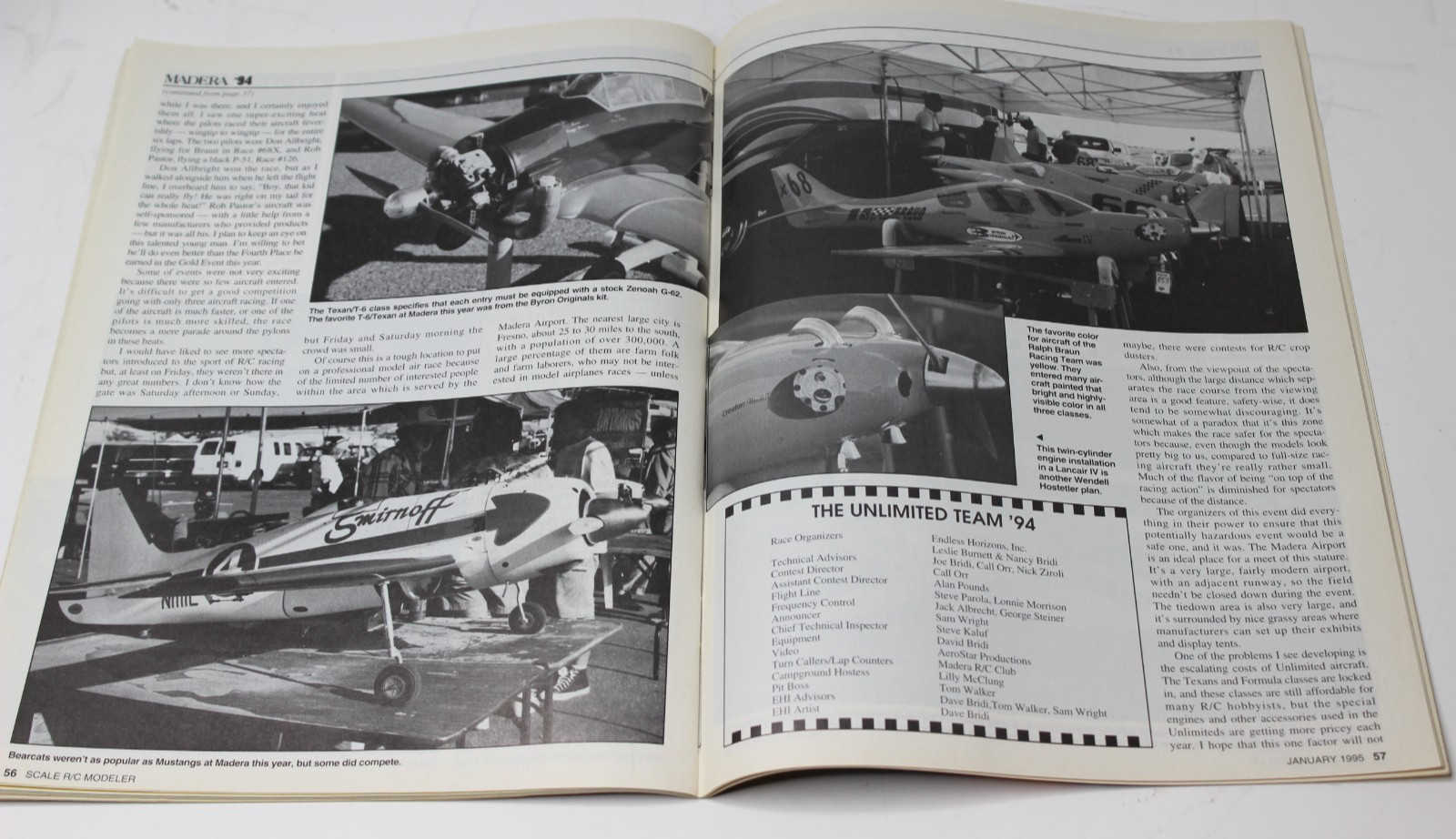 Vintage Scale RC Modeler Magazine – Vol. 21 No. 1 – January 1995