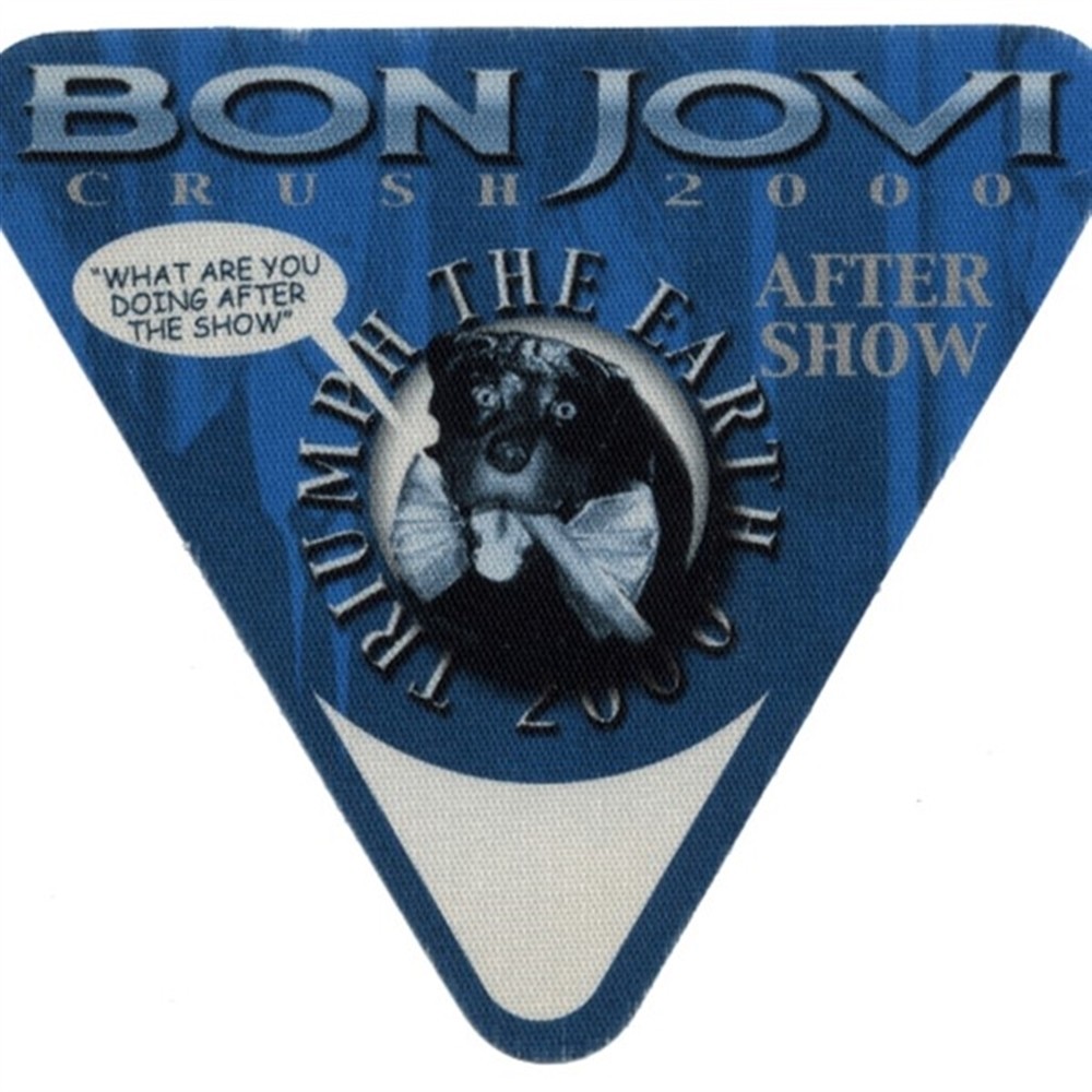 Bon Jovi 2000 Crush concert tour Aftershow Backstage Pass