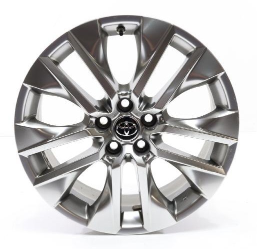 2019-2025 Toyota RAV4 19×7-1/2 Alloy 10 Spoke 5 Split Matte Silver Inlay Wheel