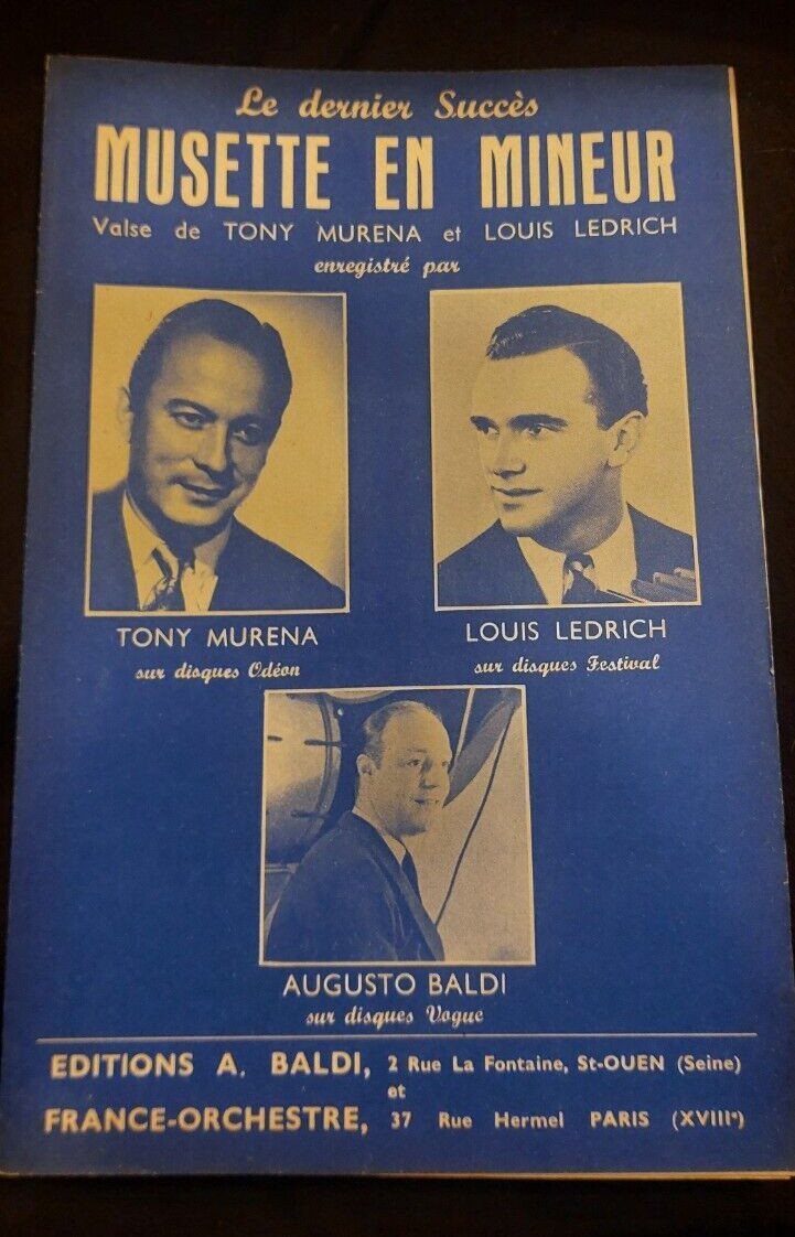 Musette Partition In Minor Murena Ledrich Baldi Sheet Music