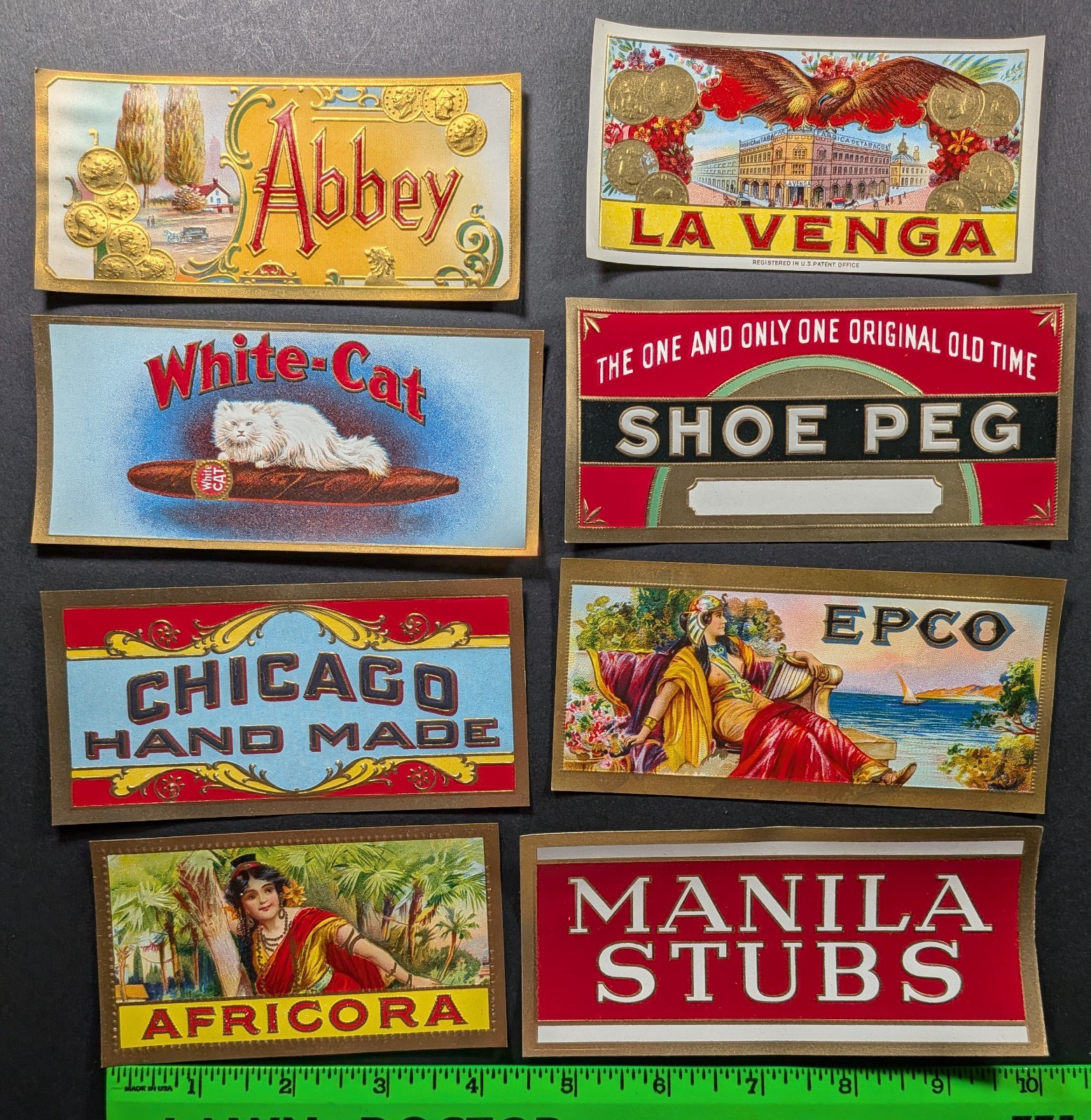 Vintage (Lot of 35) Tobacco Cigar Label
