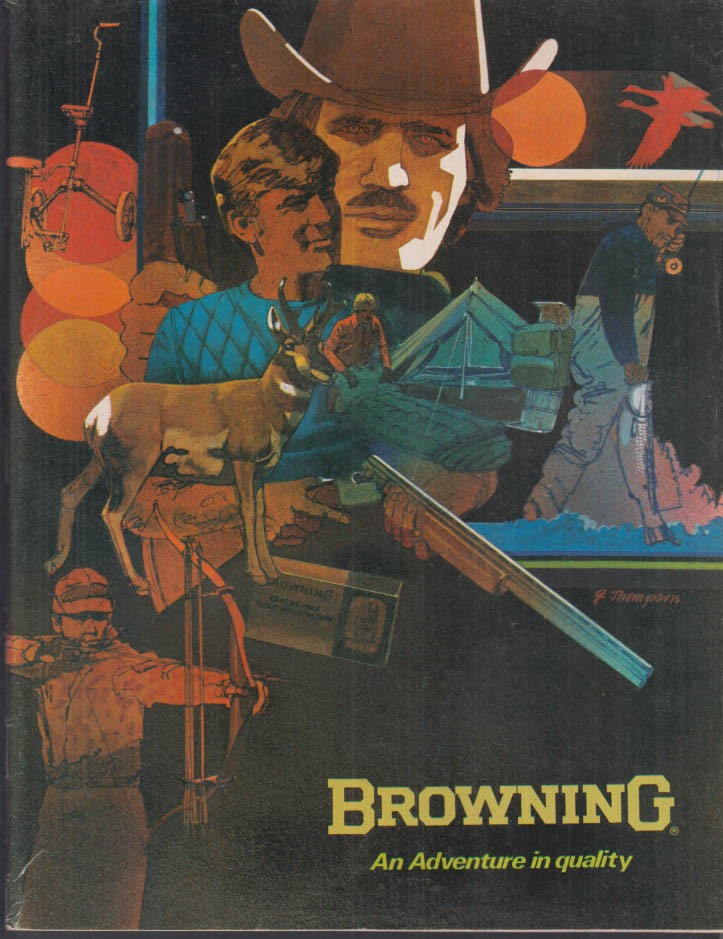 Browning Sporting Arms Optics Archery Golf Fishing Gear Boats Catalog 1974