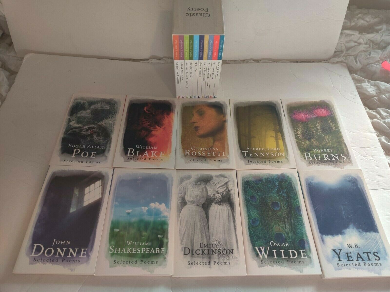 10 VOLUME SET PHOENIX POETRY BOOKS popular classical poets poems Classic poe