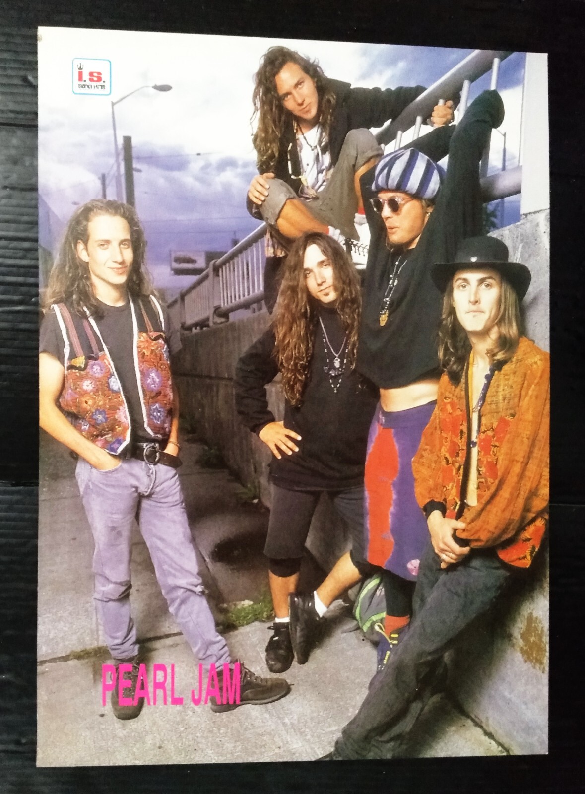 C5271 Pearl Jam Color Me Badd Vintage Thailand ONLY 1 COLOR PAGE MEGA RARE!!!