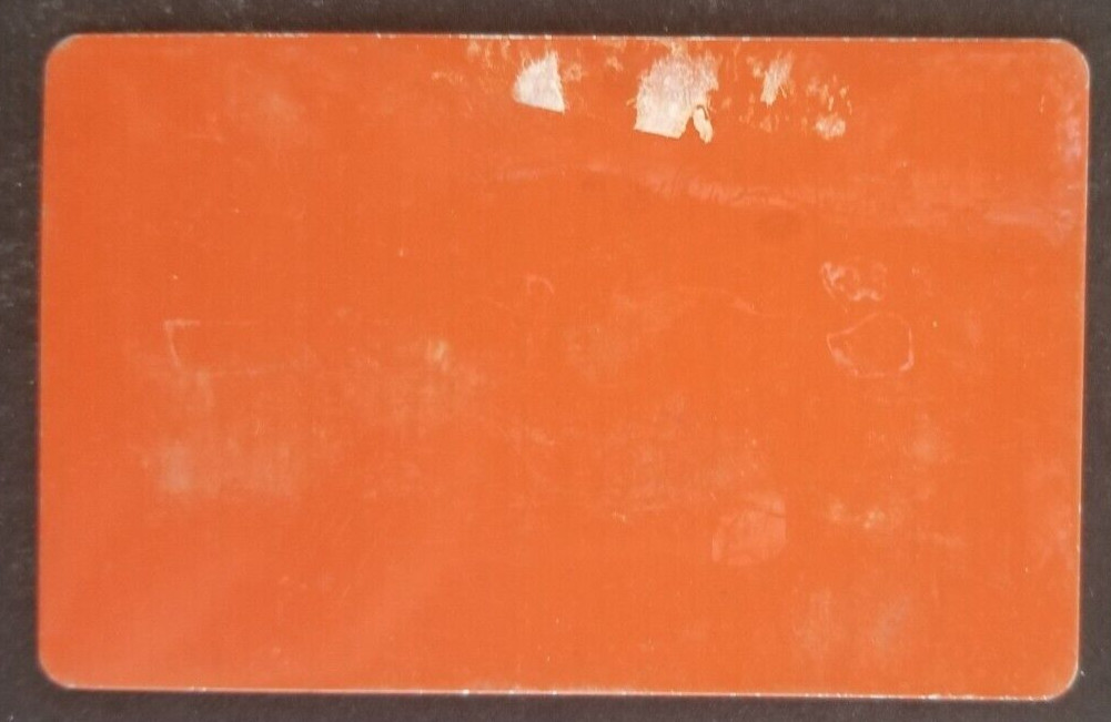 Vintage Highland Express Airlines Airplane Metal Sample Card