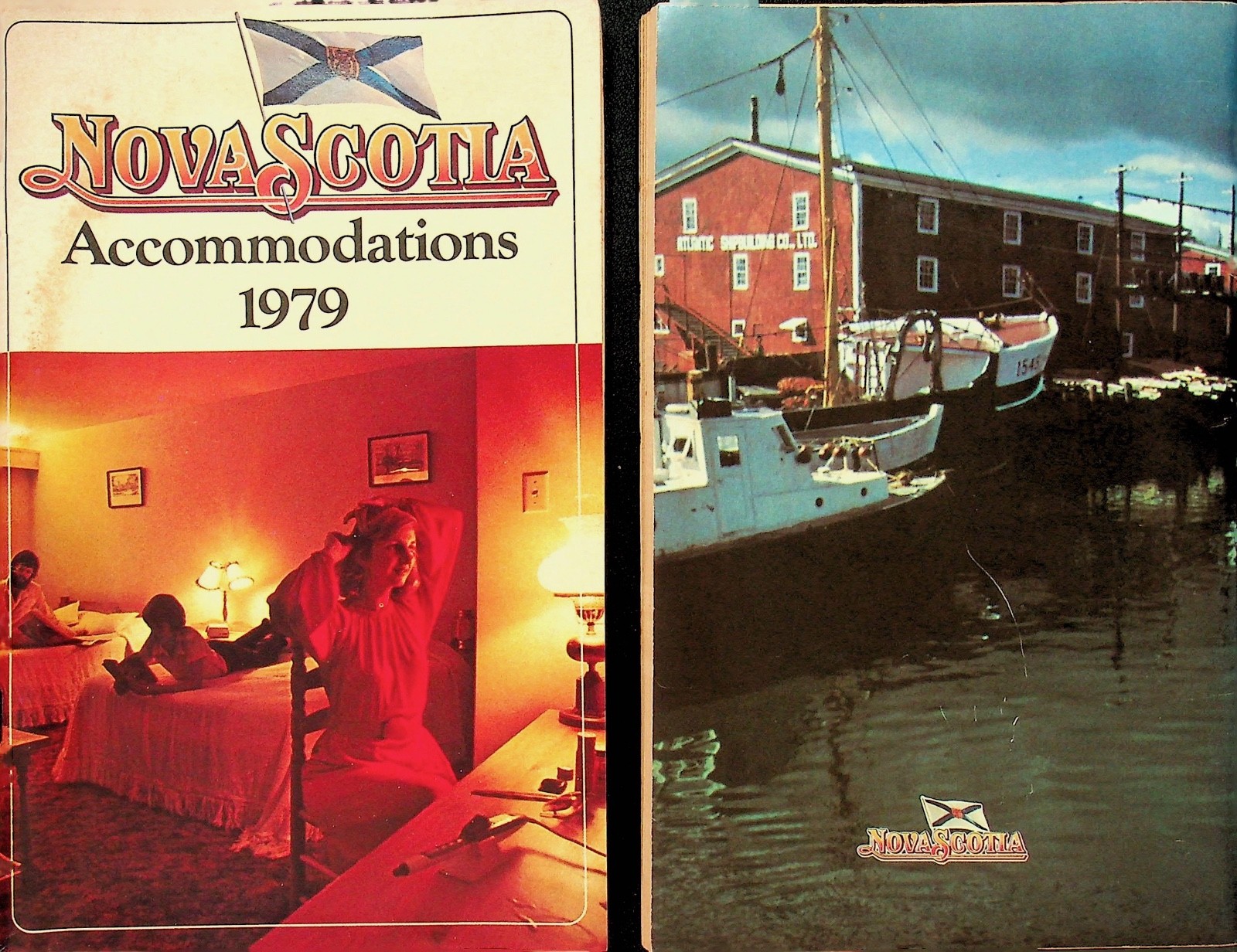 Two Nova Scotia Vintage Tour Books Highways Travel Softcover – E7G