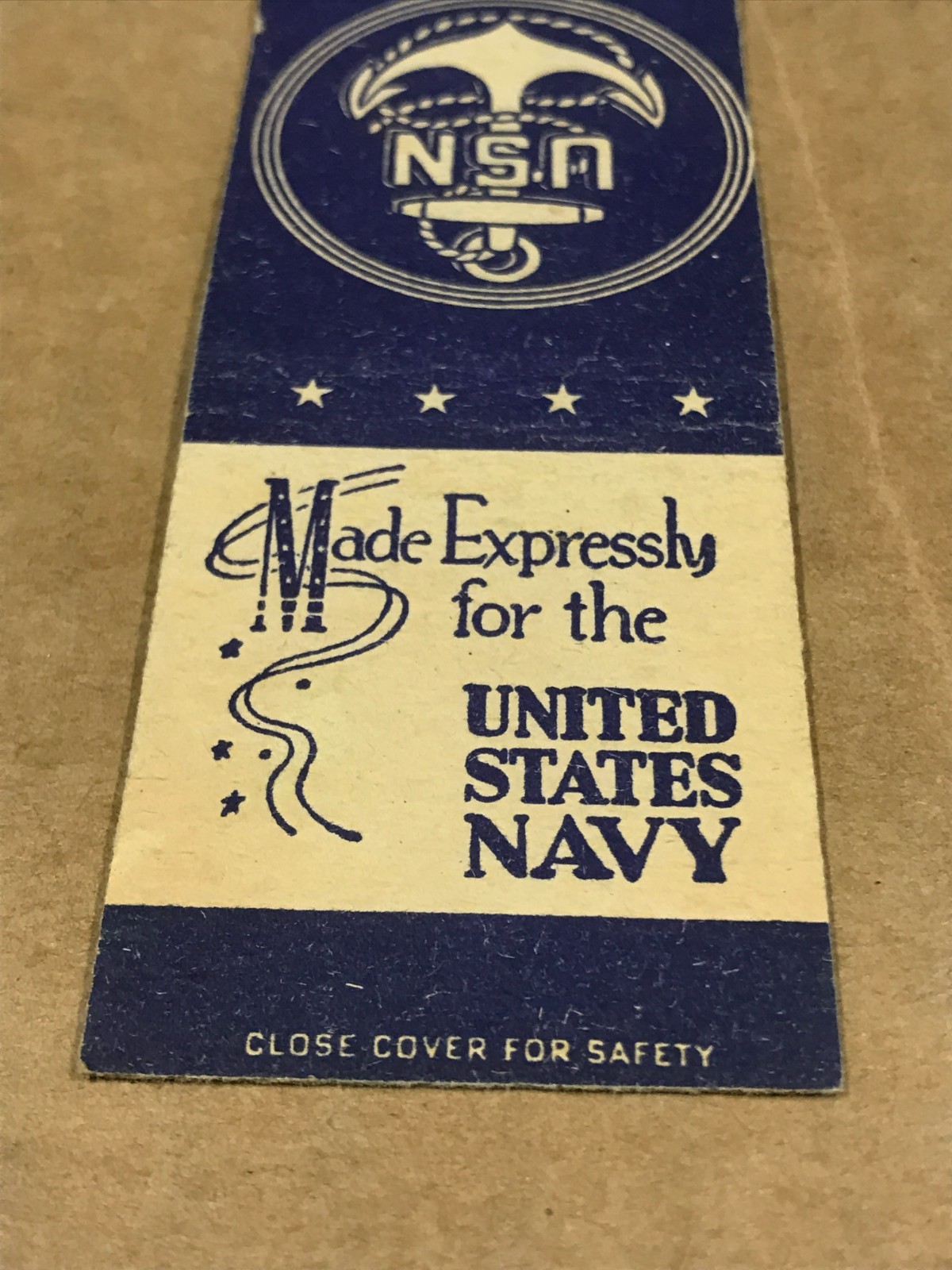 Vintage United States Navy – Matchcover, Matchbook