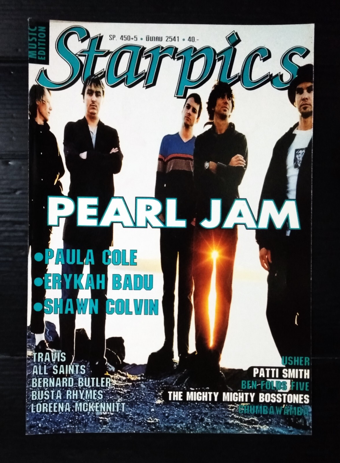 C3387 Pearl Jam Vintage Thailand ONLY 1 COLOR PAGE MEGA RARE!!!