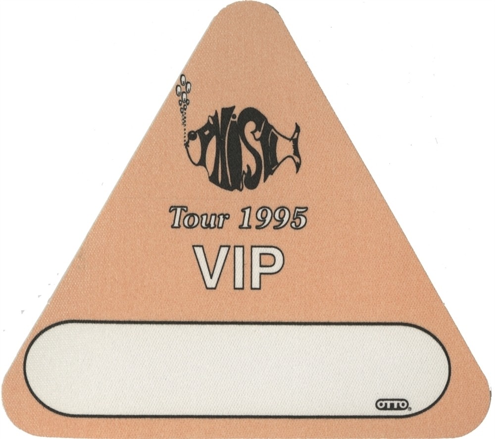 Phish 1995 A Live One concert tour VIP Backstage Pass