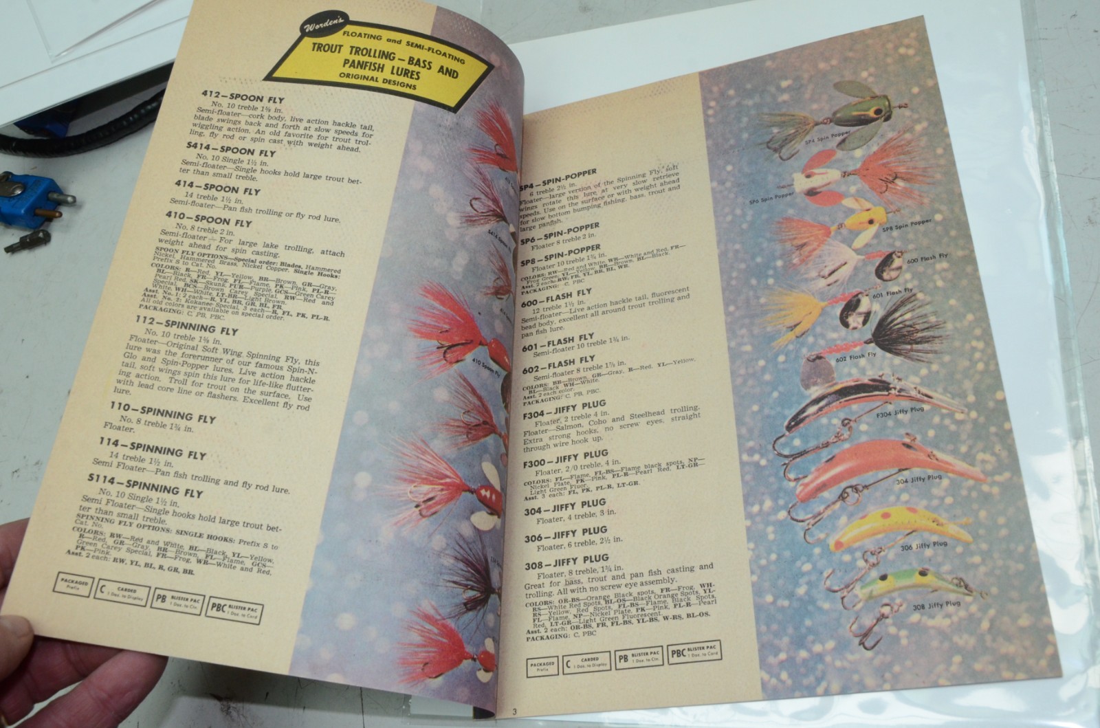 1970s Worden’s Action Fishing Lures Catalog Sales Brochure Yakima Bait Company
