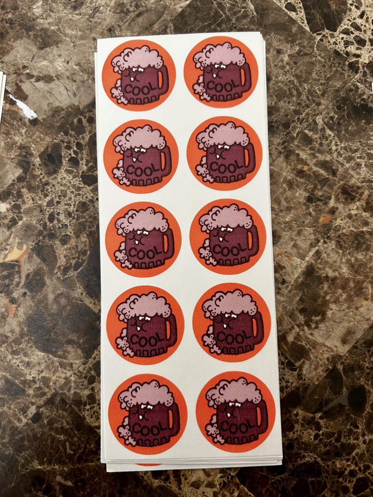 Vintage ‘80s Trend 60 Cool Root Beer Float Scratch N Sniff Stickers