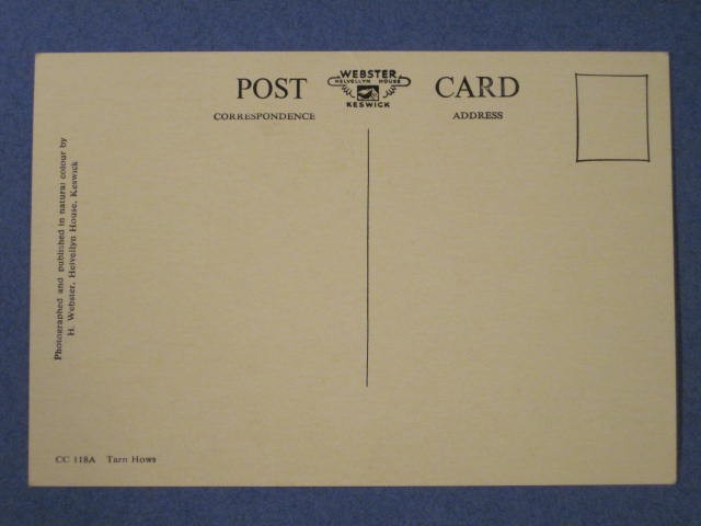 Tarn Hows Postcard – Printed in Keswick, England
