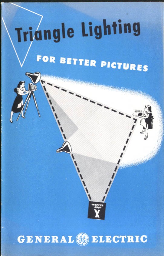 General Electric Triangle Photo Lighting folder 1950s