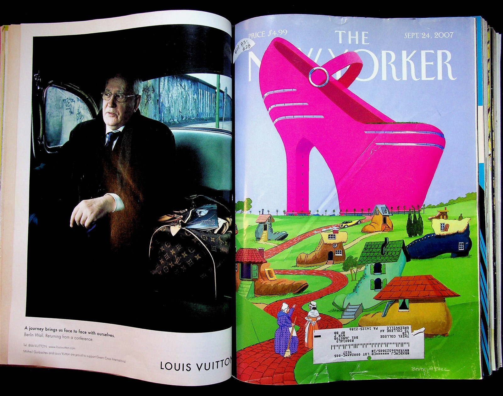 New Yorker Magazine Bound September To October 2007 Great Ads 8 Issues McCall