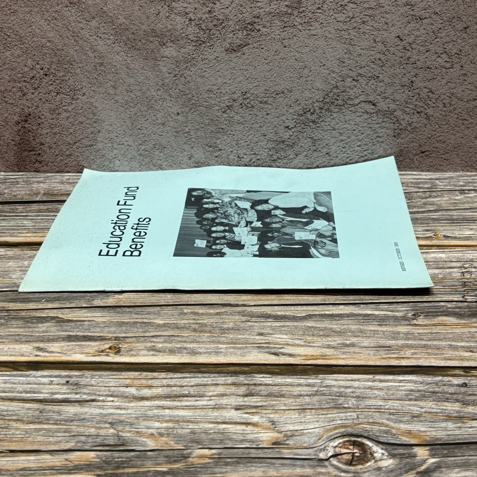 Education Fund Benefits Booklet NYC DC 37 AFSCME Revised October 1989🌸