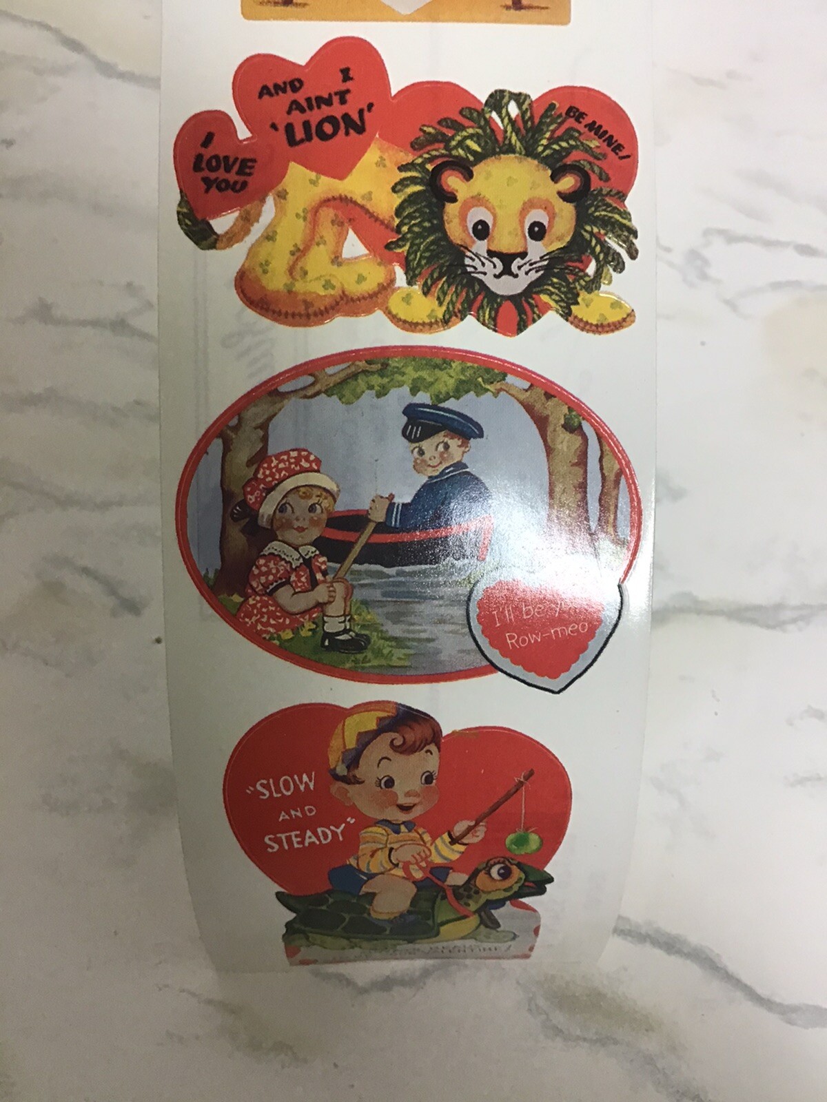 4 Sheets LOT Gifted Line Valentine’s John Grossman Stickers