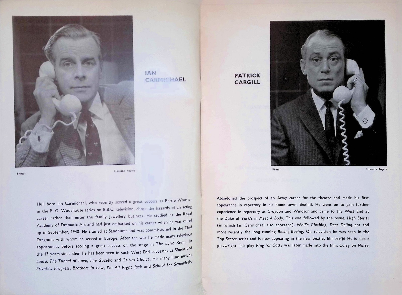 Original 1960s Say Who You Are Vaudeville Theatre West End Programme London