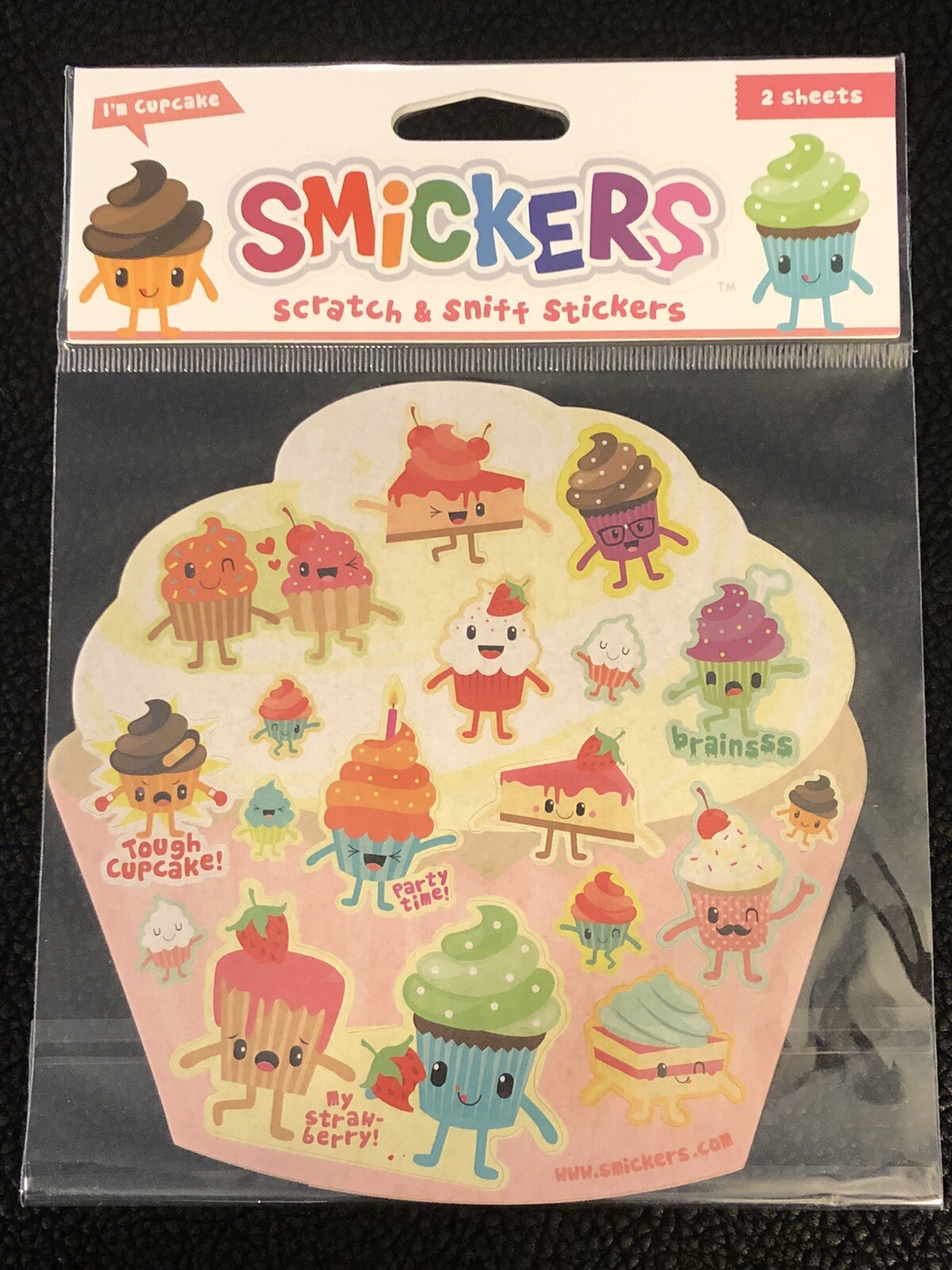 Scratch & Sniff Scented Stickers New Sealed 4 Pack/8 Sheet Smelly Stinky Smicker
