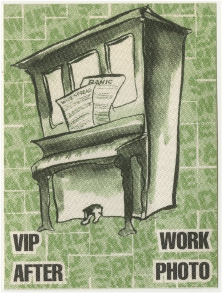 Widespread Panic 1996 Spring concert tour VIP Band Guest Backstage Pass