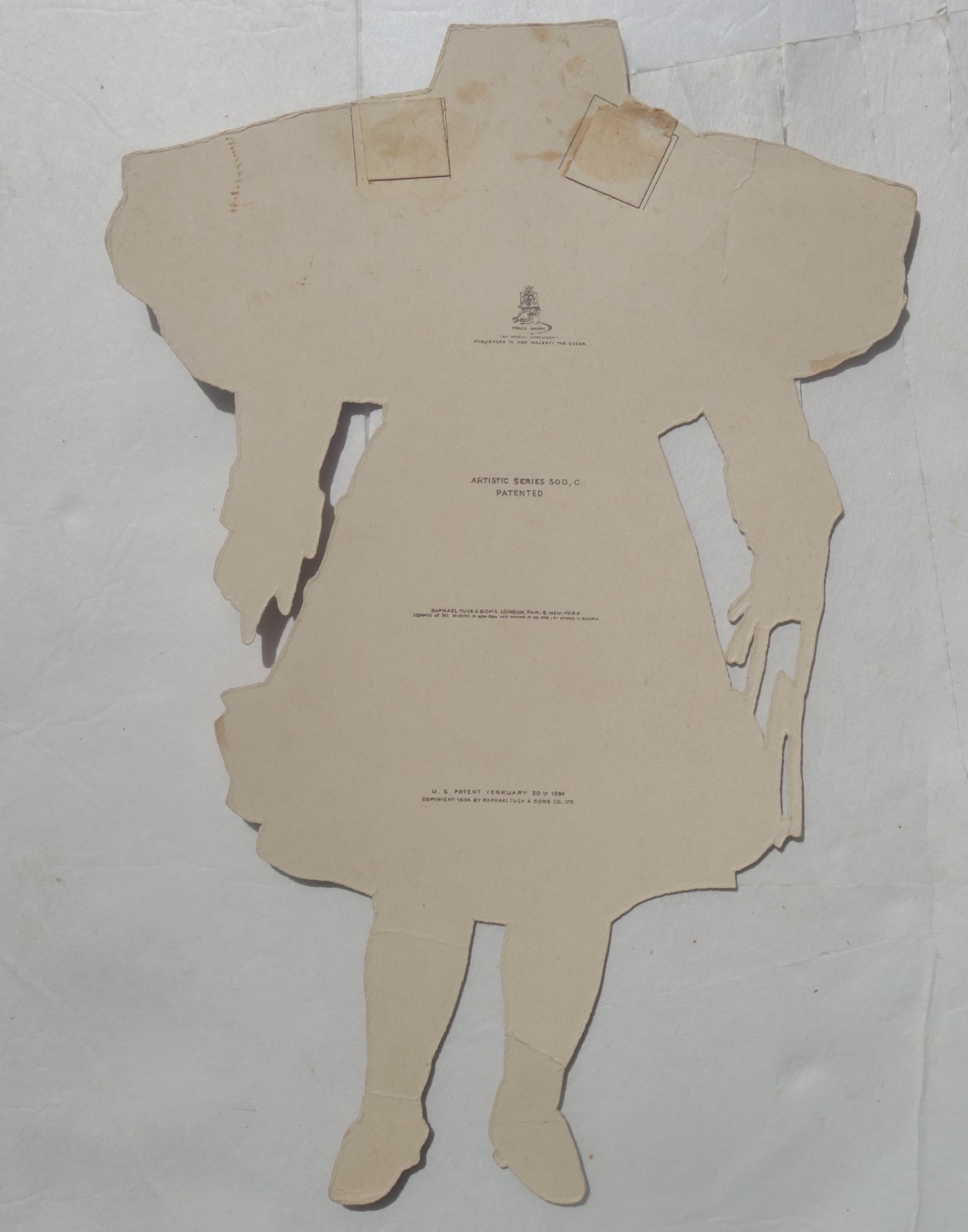 1890s Tuck & Sons Dear Dorothy 13″ Large Paper Doll Complete Artistic 500 9 Pcs.