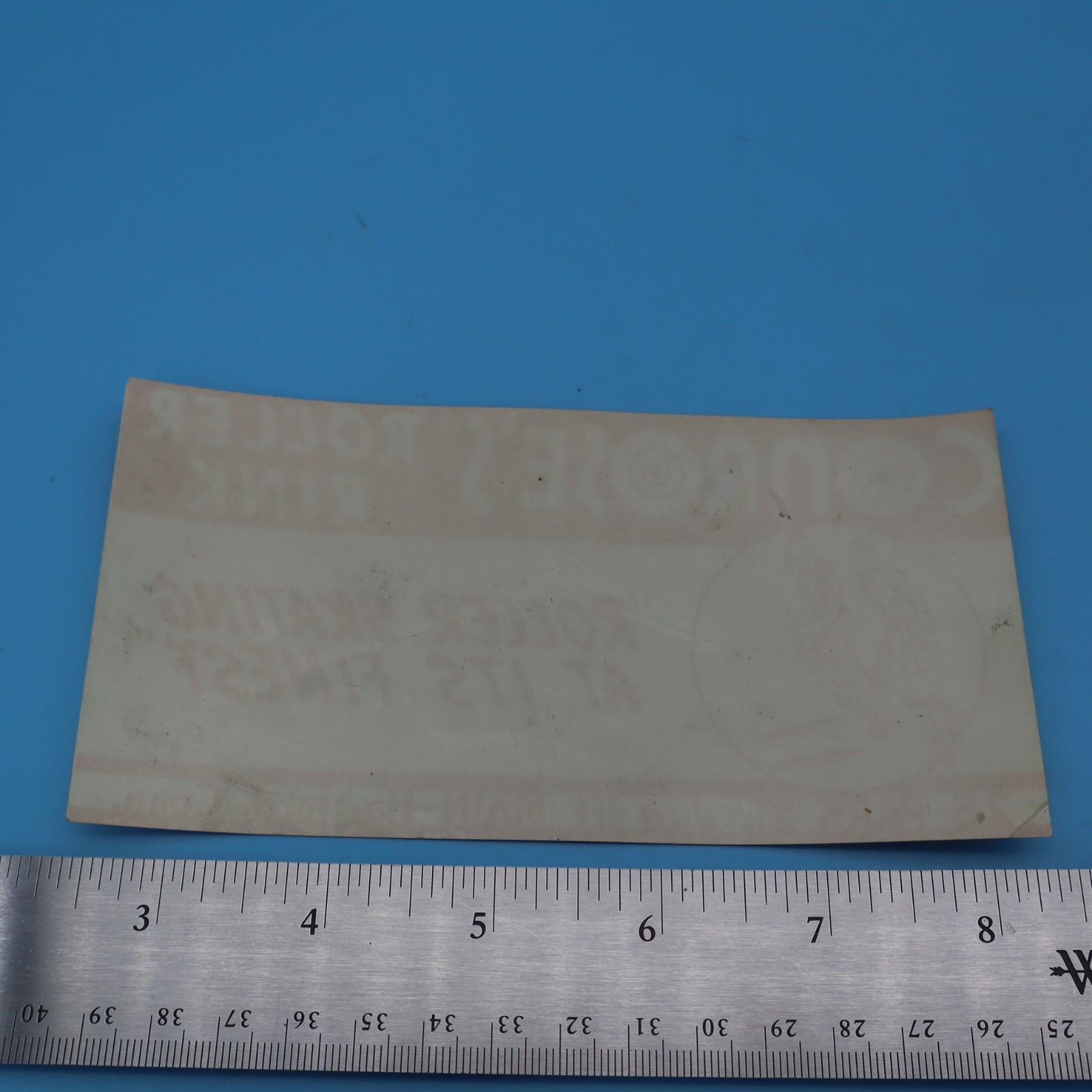 CONROSE’S HARTFORD CT 1940s Vintage Roller Skating Rink Sticker Label Decal RARE