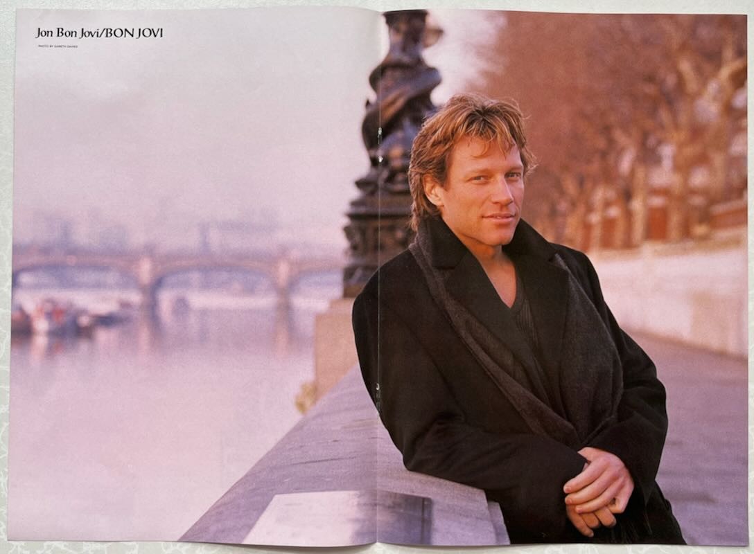 Jon Bon Jovi 1996 PIN UP & CLIPPING MAGAZINE IR 3M 4PAGE