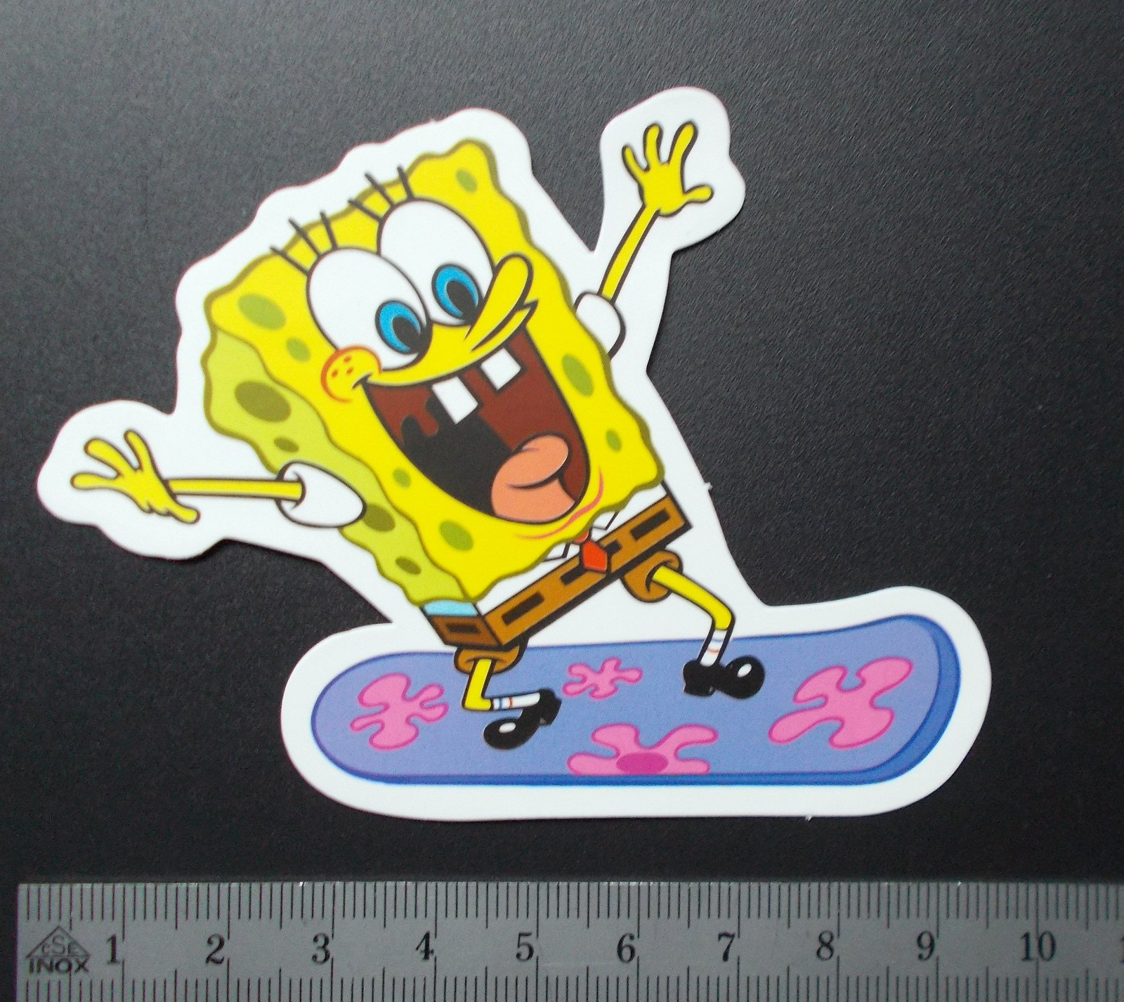 Sticker Decal Matte Look ‘Surfer Sponge’ Laptop, Stickerbomb (M207)