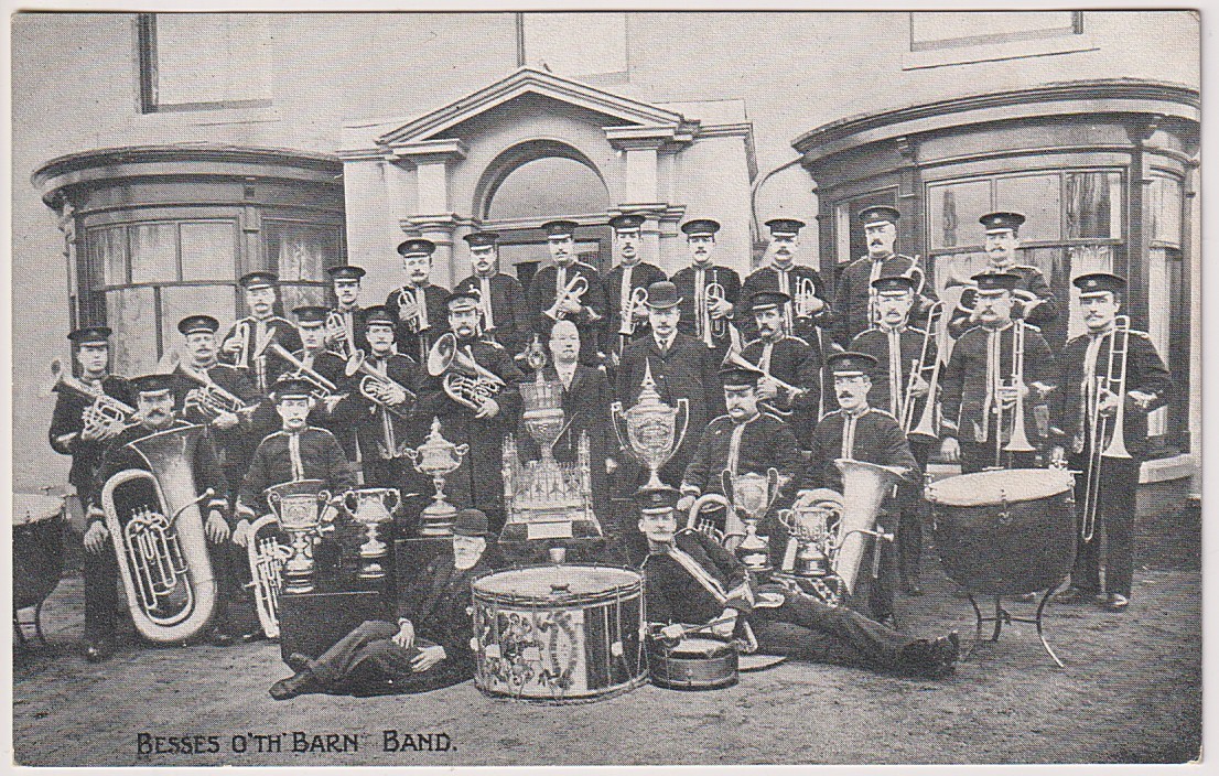 AUSTRALIA • 1907 • Unused Art Series • BESSES O’TH’ BARN Brass Band